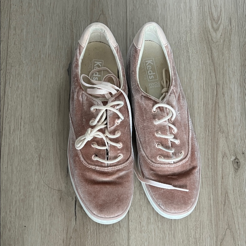 Keds Women's Blush Velvet Sneakers